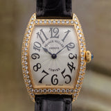 Franck Muller Cintrée Curvex in 18K Rose Gold & Diamonds