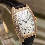 Franck Muller Cintrée Curvex in 18K Rose Gold & Diamonds