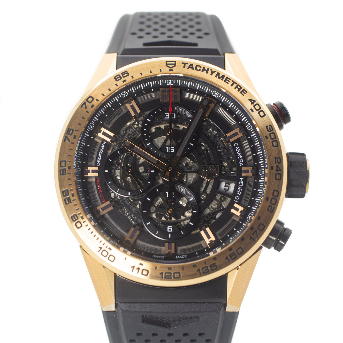 Tag Heuer Carrera in Steel and 18K Rose Gold