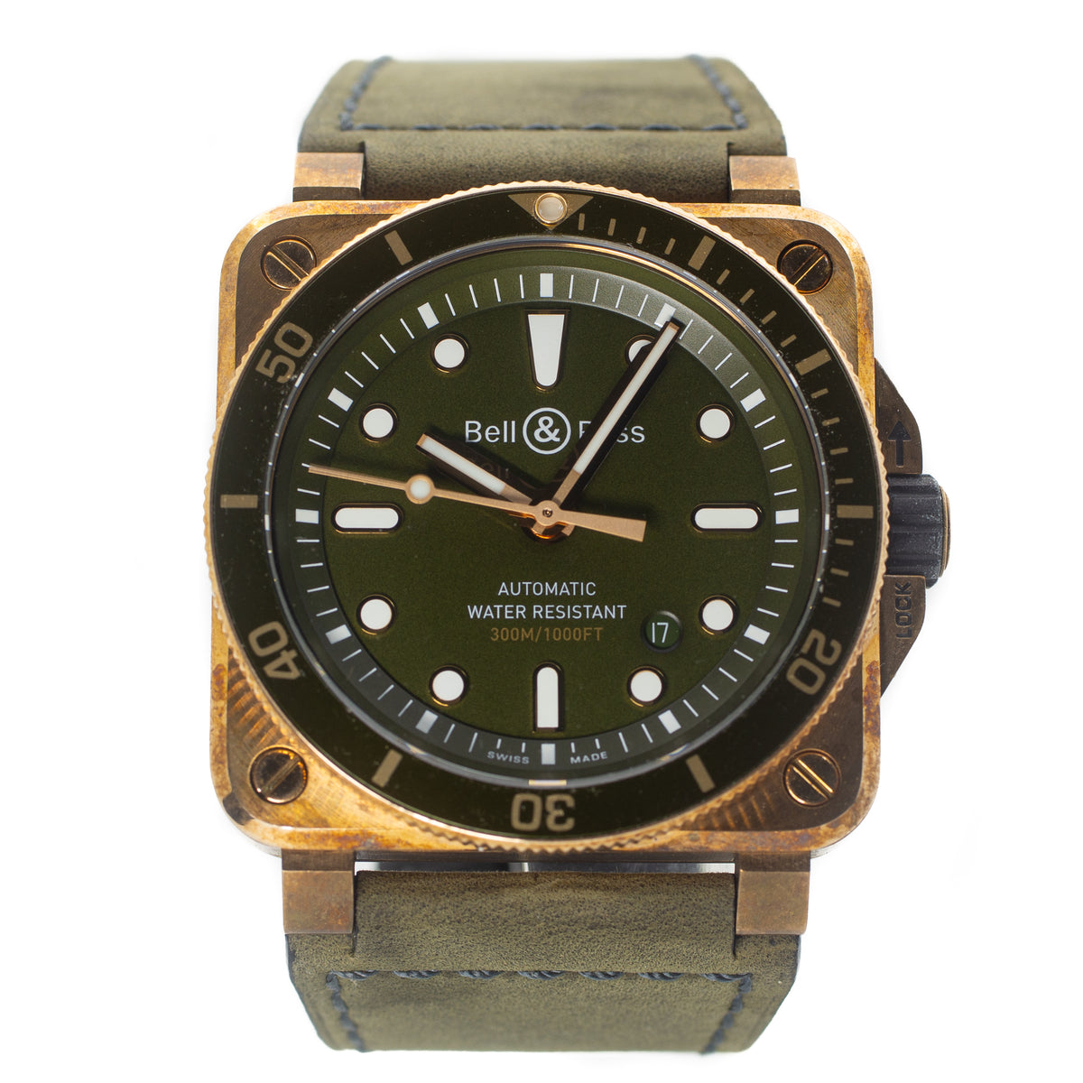Bell & Ross BR03-92 Diver Green Bronze