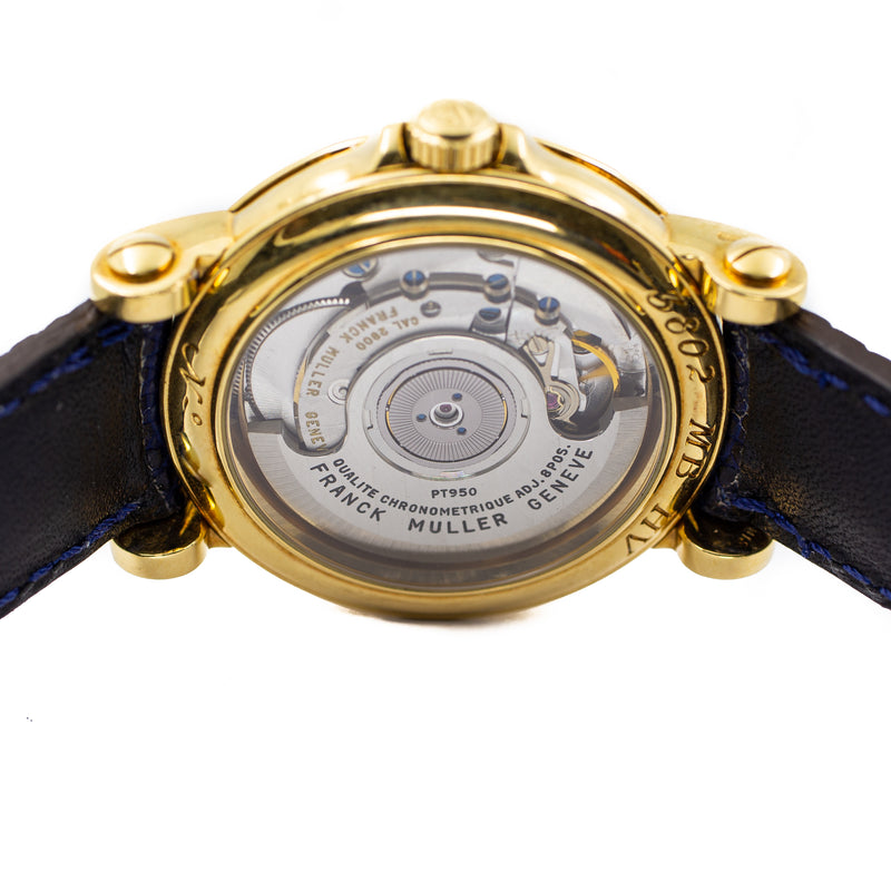 Franck Muller Master Banker Triple Time Zone in Yellow Gold