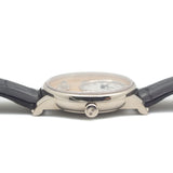 Jaquet Droz Petite Heure Minute Grande Date Stone Dial Piece Unique in White Gold