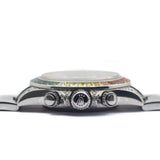 Rolex Cosmograph Daytona With Aftermarket Rainbow Bezel & Diamonds in Steel