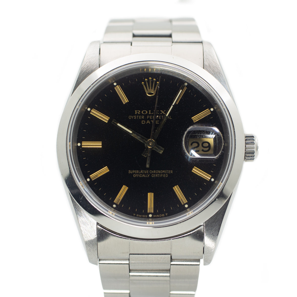 Rolex Oyster Perpetual Date 34 in Steel (May 1995)