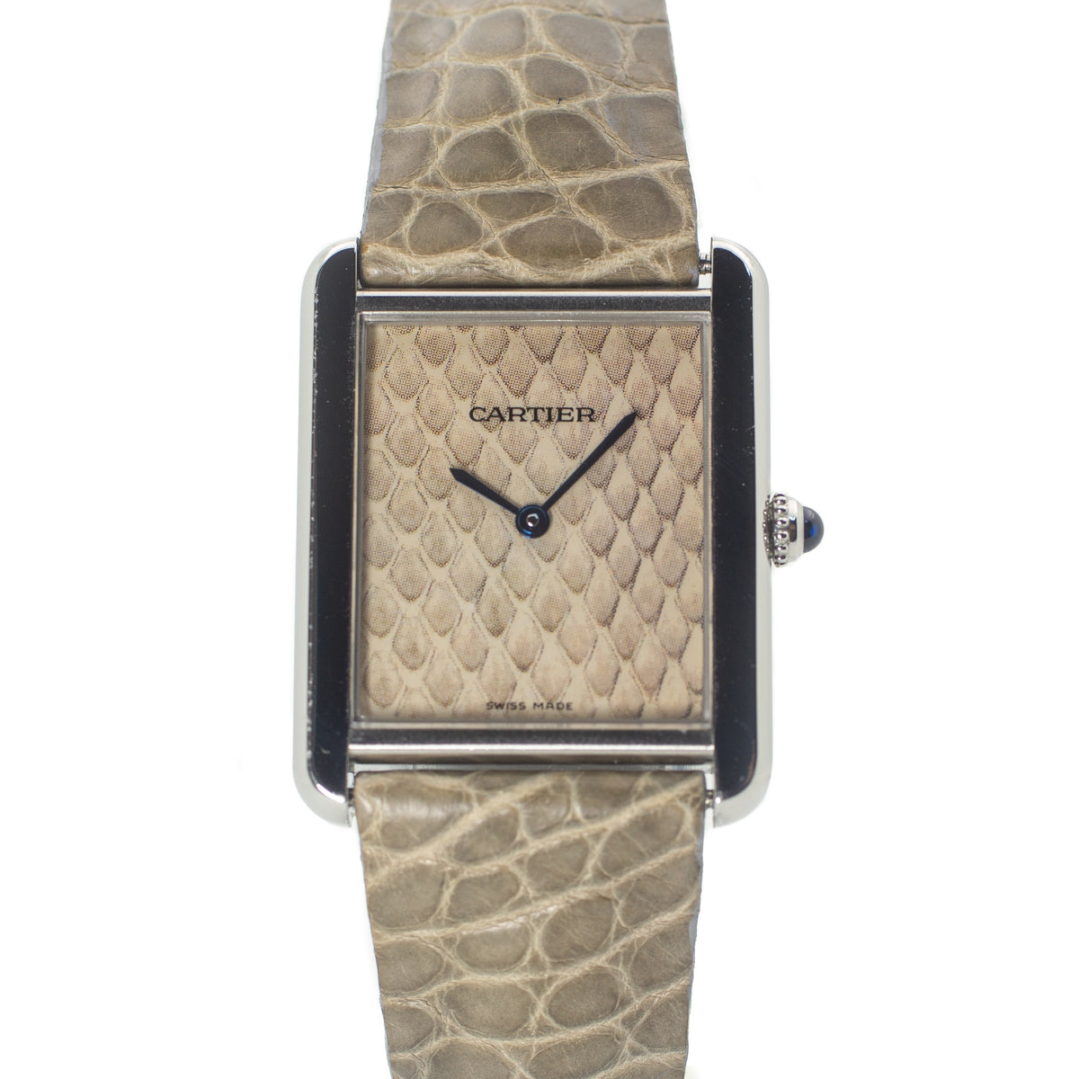 Cartier Tank Solo Large Python