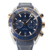 Omega Seamaster Planet Ocean 600M Blue Ceramic in Sedna Gold & Steel