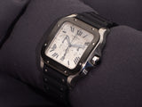 Cartier Santos de Cartier Chronograph Extra Large in ADLC & Steel