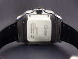 Cartier Santos de Cartier Chronograph Extra Large in ADLC & Steel