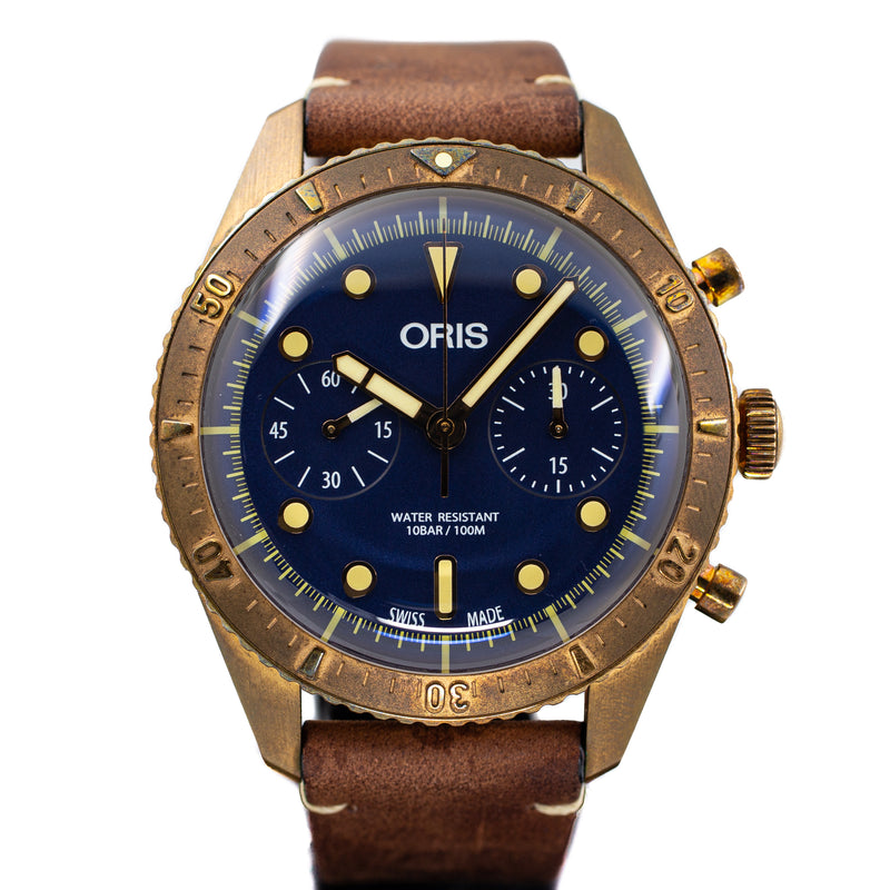 Oris Carl Brashear Chronograph Limited Edition in Bronze