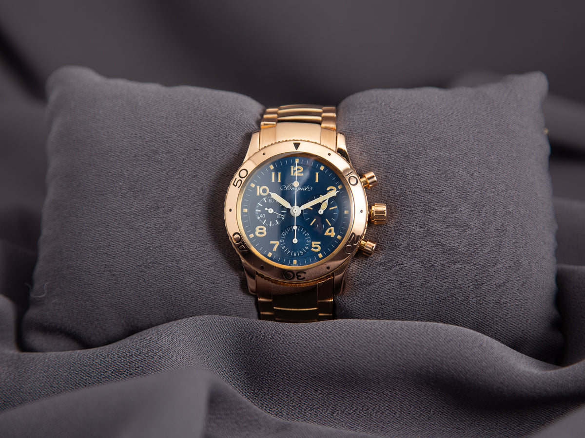 Breguet Type XX Blue Dial in Rose Gold