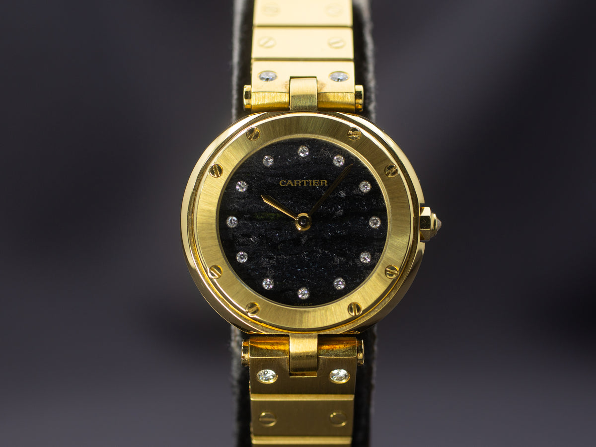 Cartier Santos Ronde Vendome 32 Quartz in Yellow Gold