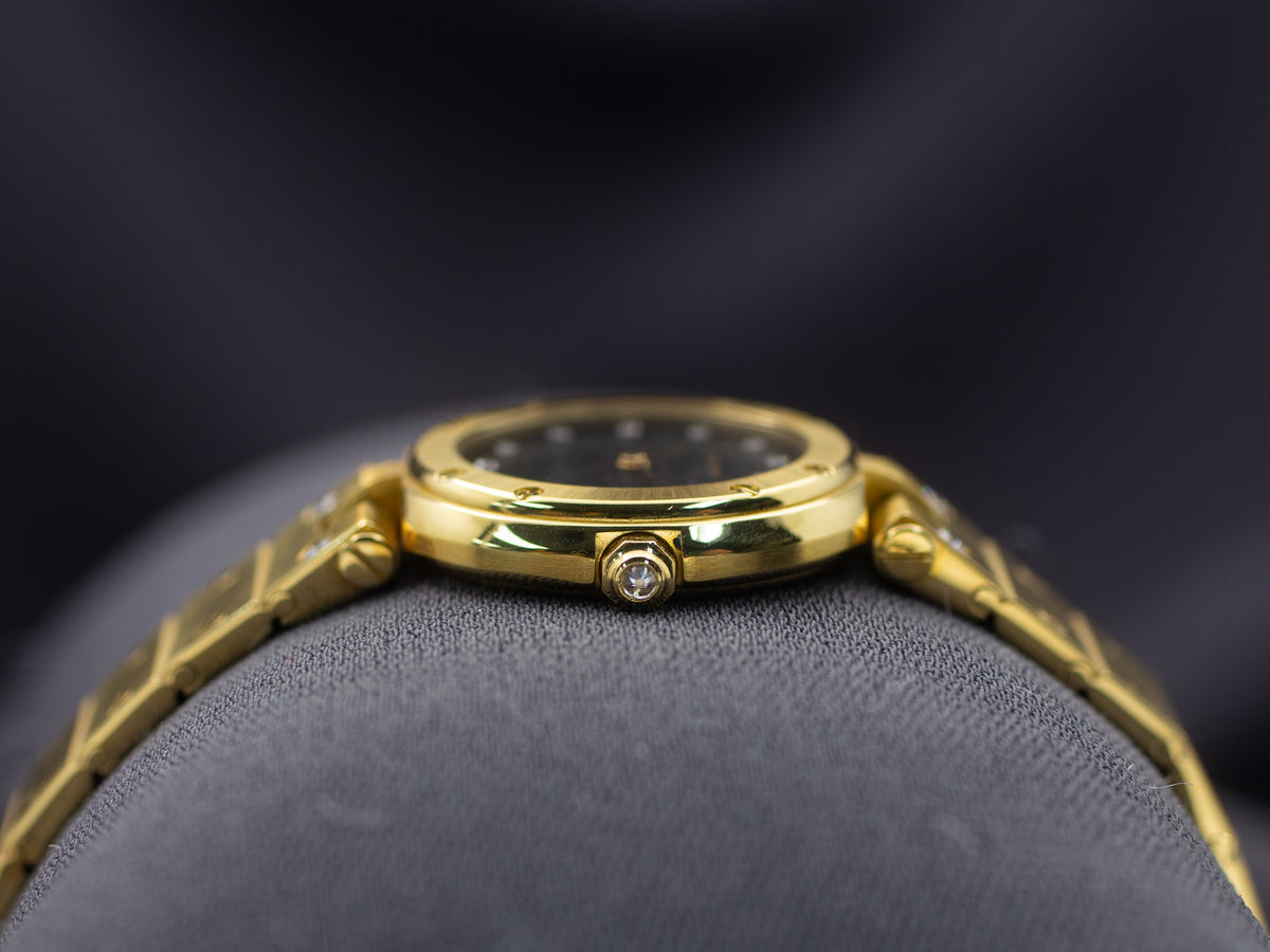 Cartier Santos Ronde Vendome 32 Quartz in Yellow Gold