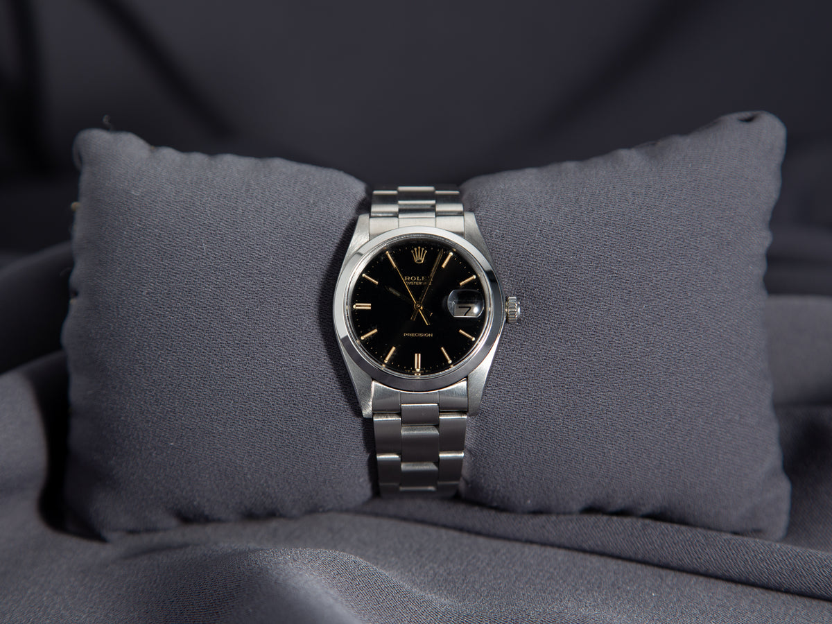 Rolex OysterDate Precision 6694 Black Dial (C.1982)