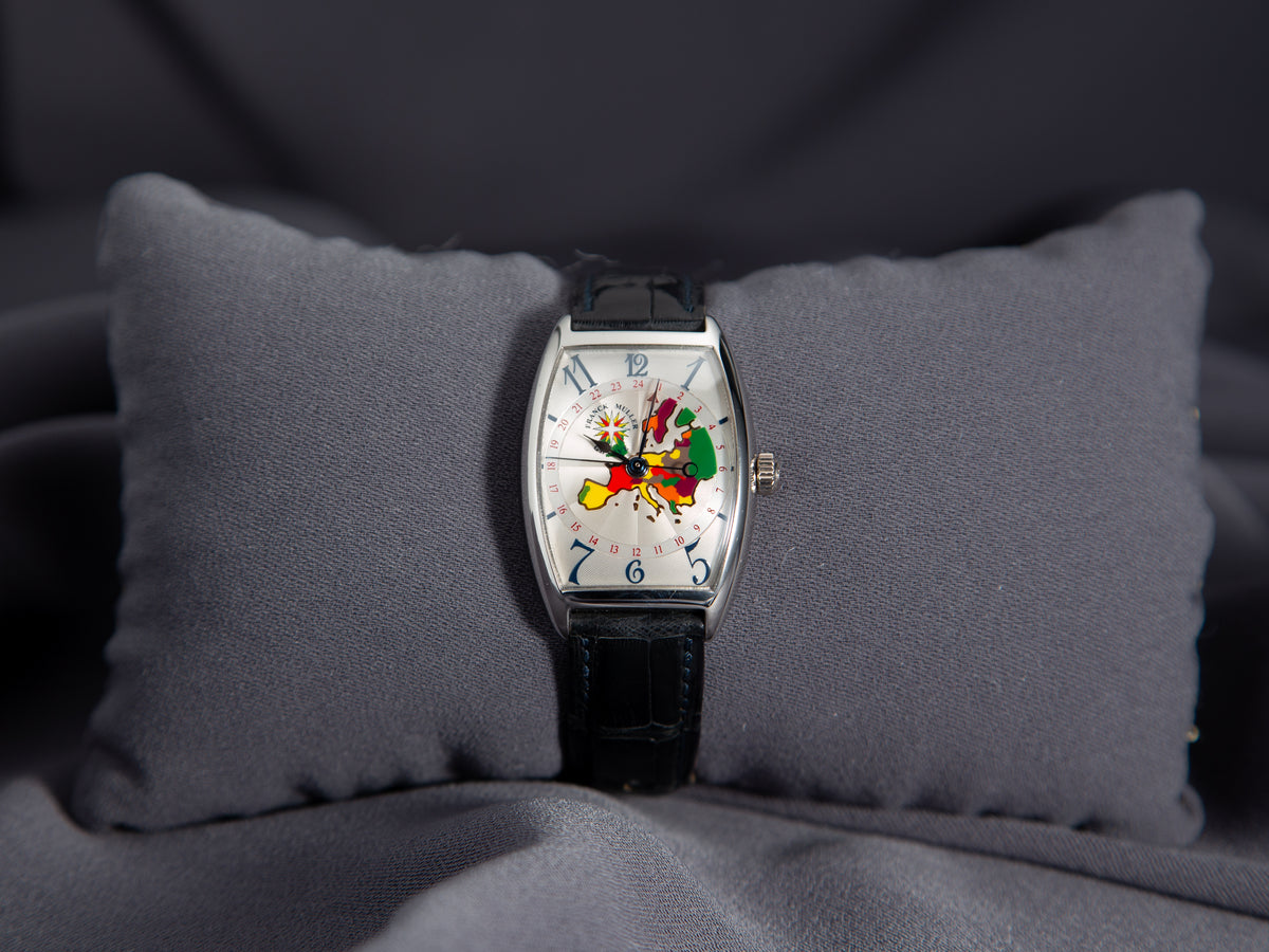 Franck Muller Cintree Curvex Prototype World Wide in Platinum