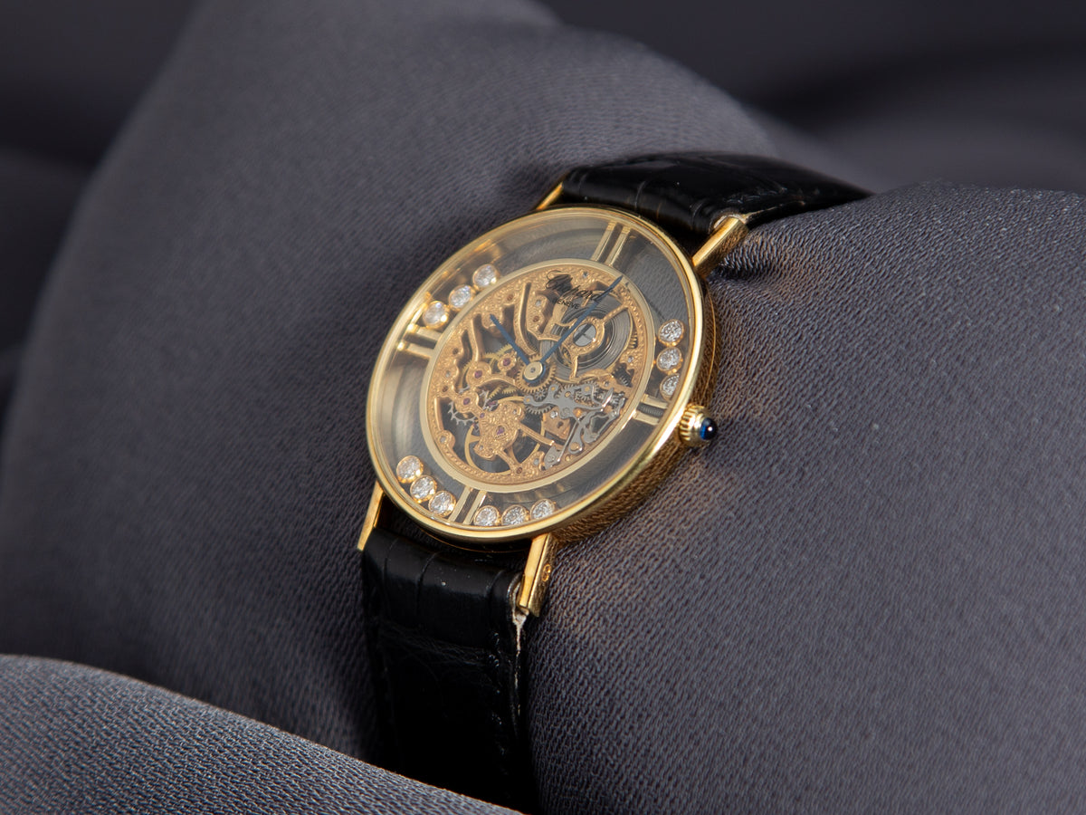 Chopard L.U.C Happy Diamonds Skeleton in Yellow Gold