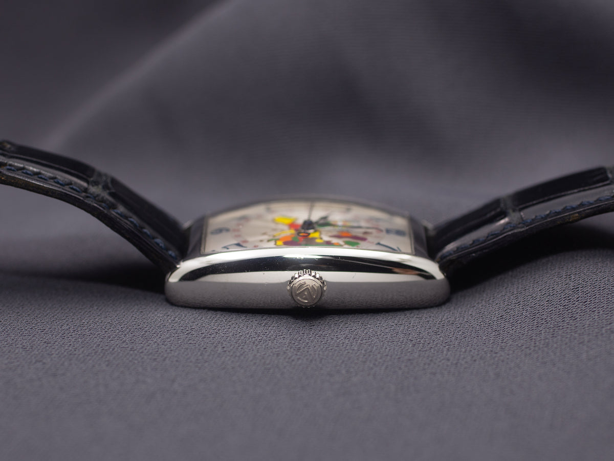 Franck Muller Cintree Curvex Prototype World Wide in Platinum