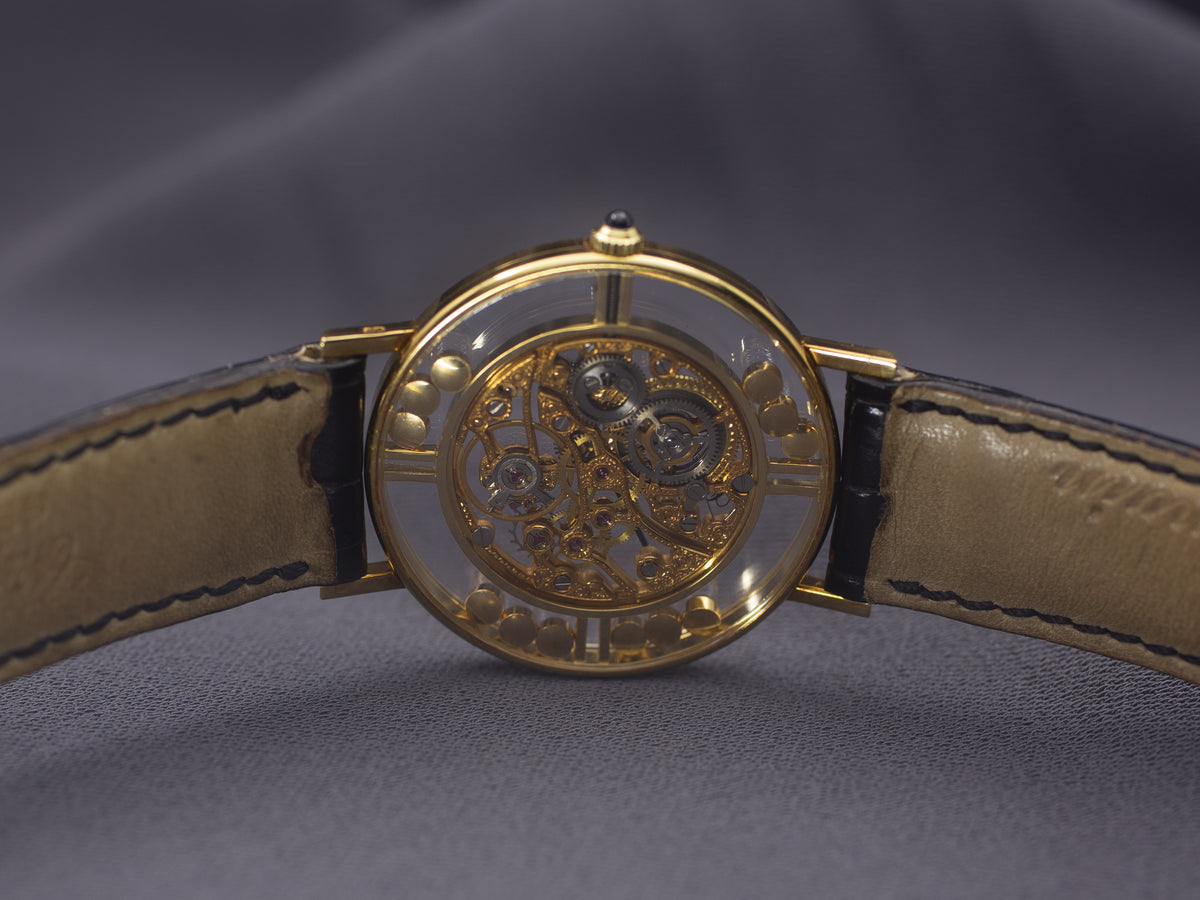 Chopard L.U.C Happy Diamonds Skeleton in Yellow Gold