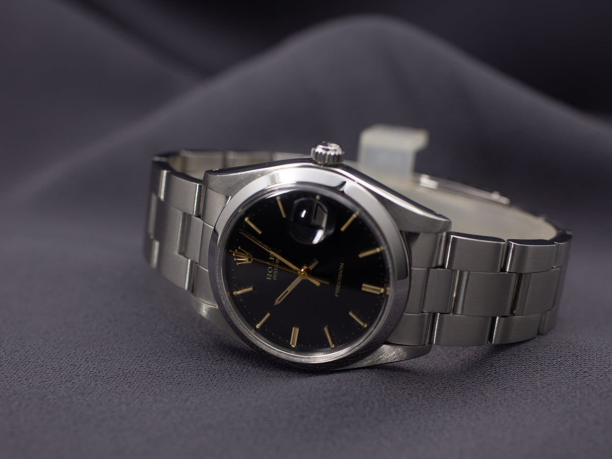 Rolex OysterDate Precision 6694 Black Dial (C.1982)