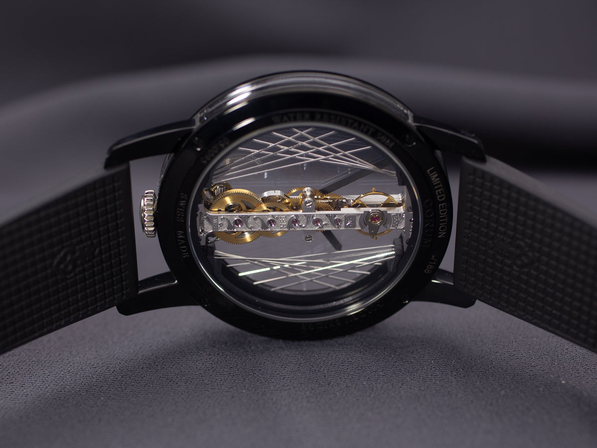 Corum Golden Bridge 43 Titanium DLC Art Deco