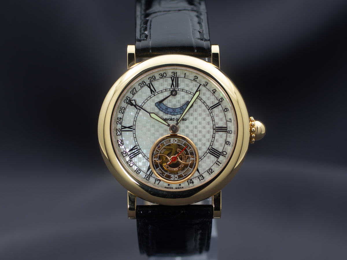 Gerald Genta Arena Tourbillon in Yellow Gold