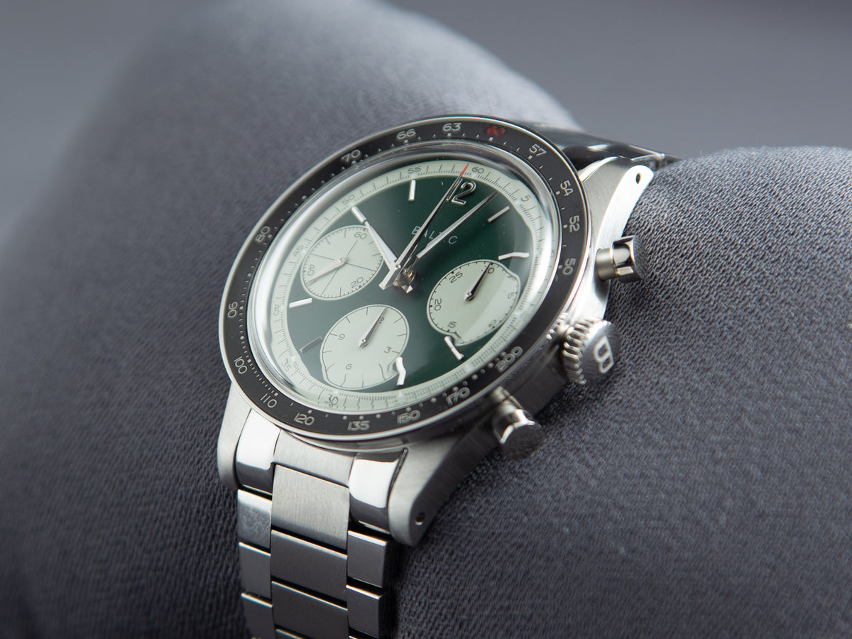 Baltic Tricompax Green Chronograph "Watches Of Switzerland" 60th Anniversary Limited Edition
