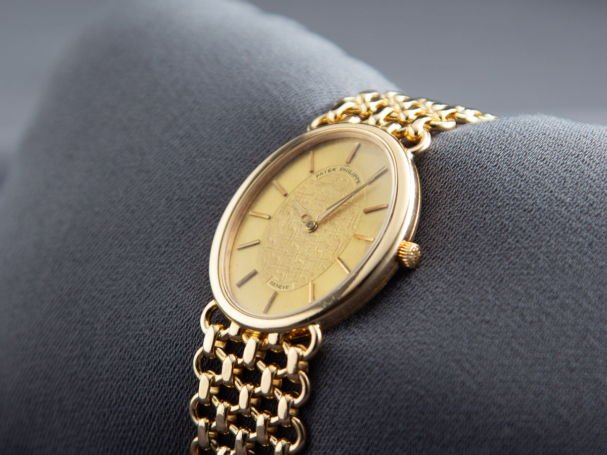 Patek Philippe Golden Ellipse 35mm in Yellow Gold