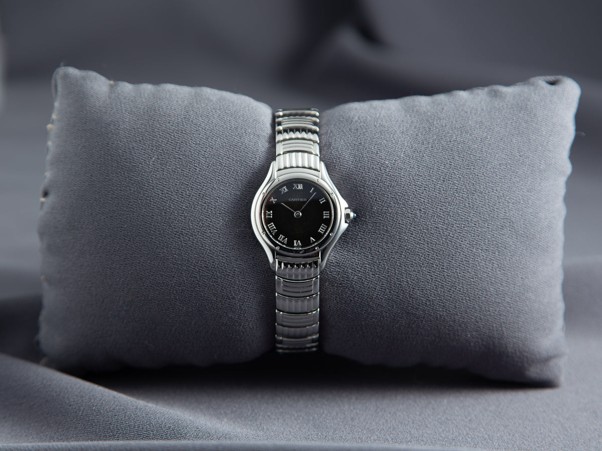 Cartier Cougar Godron Small Quartz in Steel