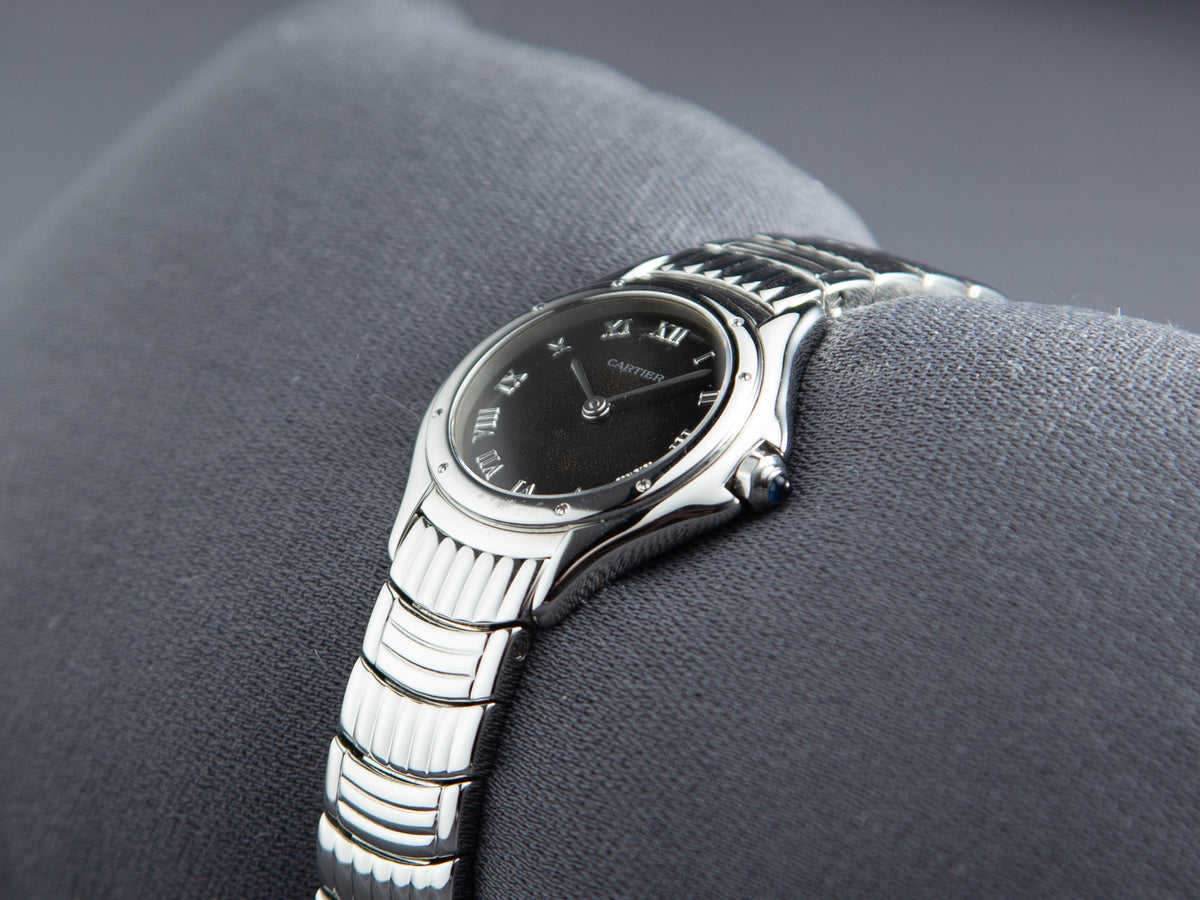 Cartier Cougar Godron Small Quartz in Steel