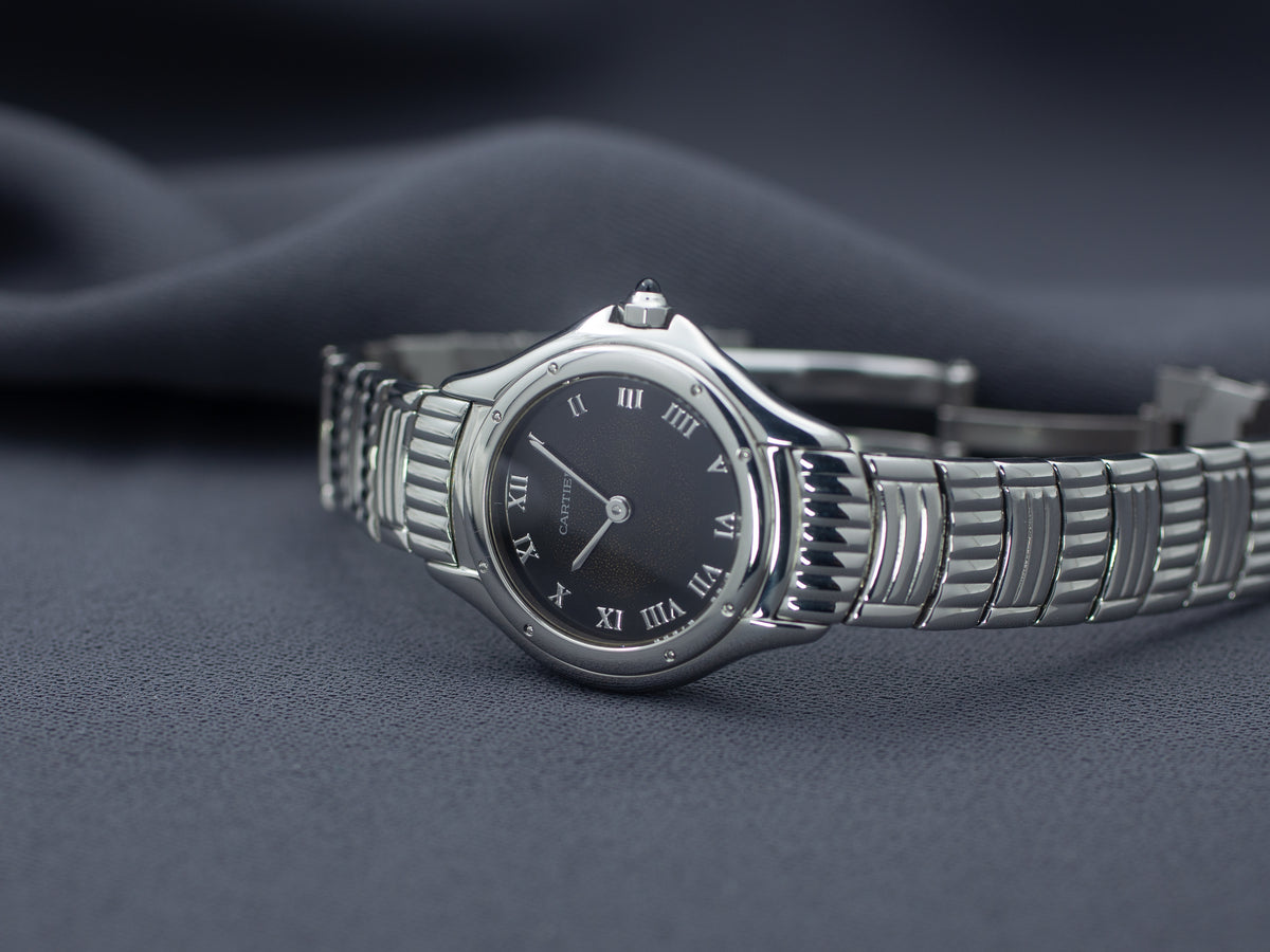 Cartier Cougar Godron Small Quartz in Steel