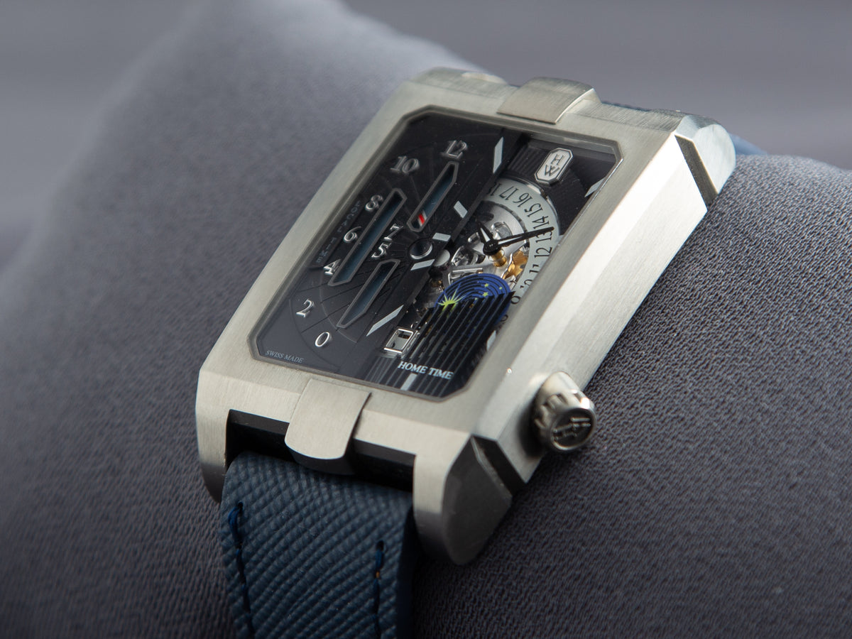 Harry Winston Avenue Dual Time Automatic in Zalium