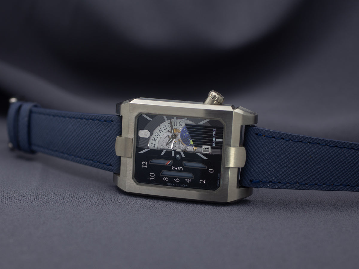 Harry Winston Avenue Dual Time Automatic in Zalium