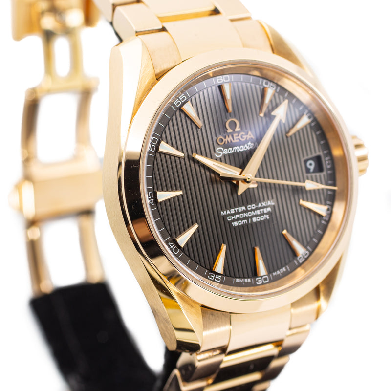 Omega Seamaster Aqua Terra in Rose Gold