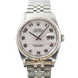 Rolex Datejust 36 in Steel Ref: 16234