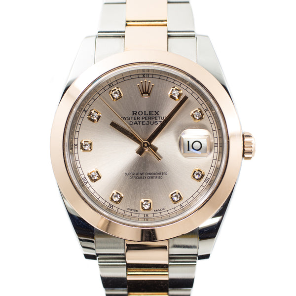 Rolex Datejust 41 in Stainless Steel & Everose Gold