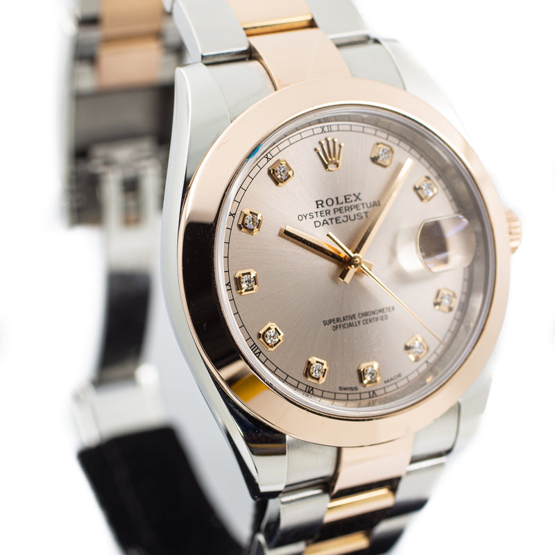 Rolex Datejust 41 in Stainless Steel & Everose Gold