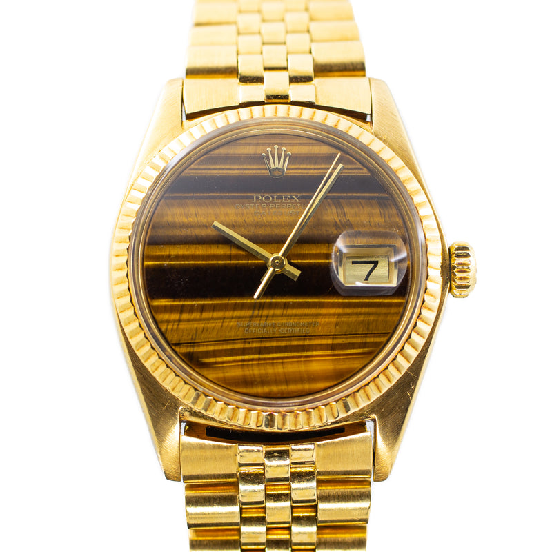 Rolex Datejust 36 in Yellow Gold “Tiger Eye”