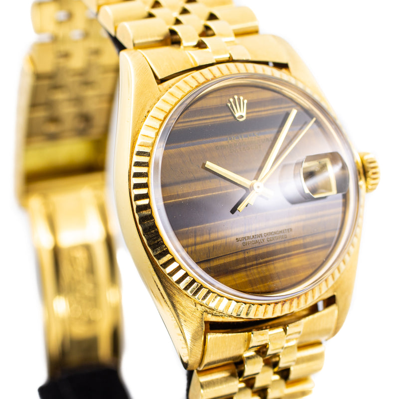 Rolex Datejust 36 in Yellow Gold “Tiger Eye”