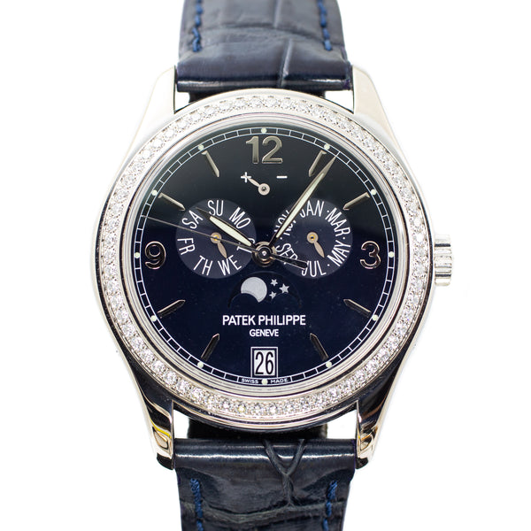 Patek Philippe Complications Annual Calendar in White Gold & Diamonds