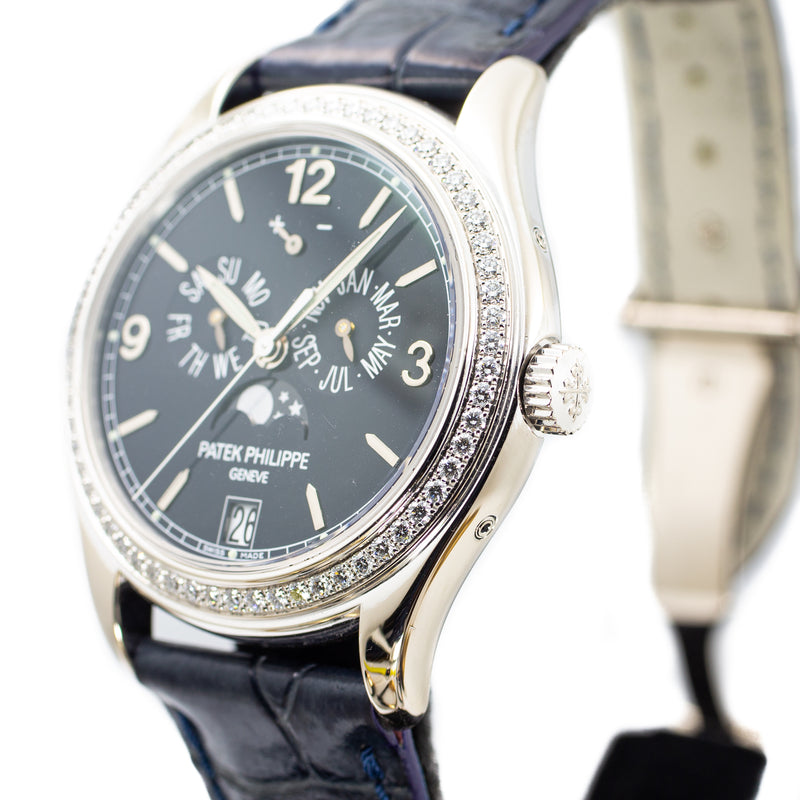 Patek Philippe Complications Annual Calendar in White Gold & Diamonds