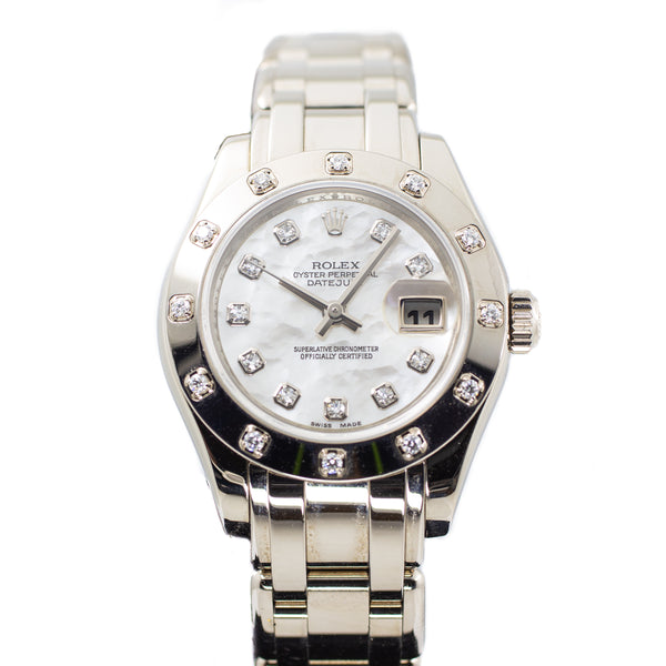 Rolex Lady Datejust 29 Pearlmaster in White Gold