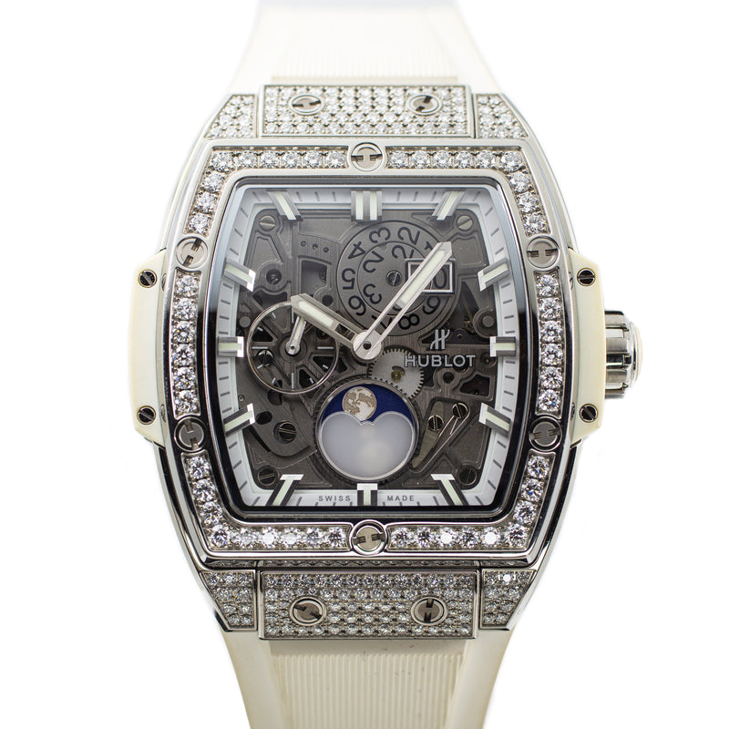 Hublot Spirit of Bag Bang Moonphase in Titanium & Diamonds