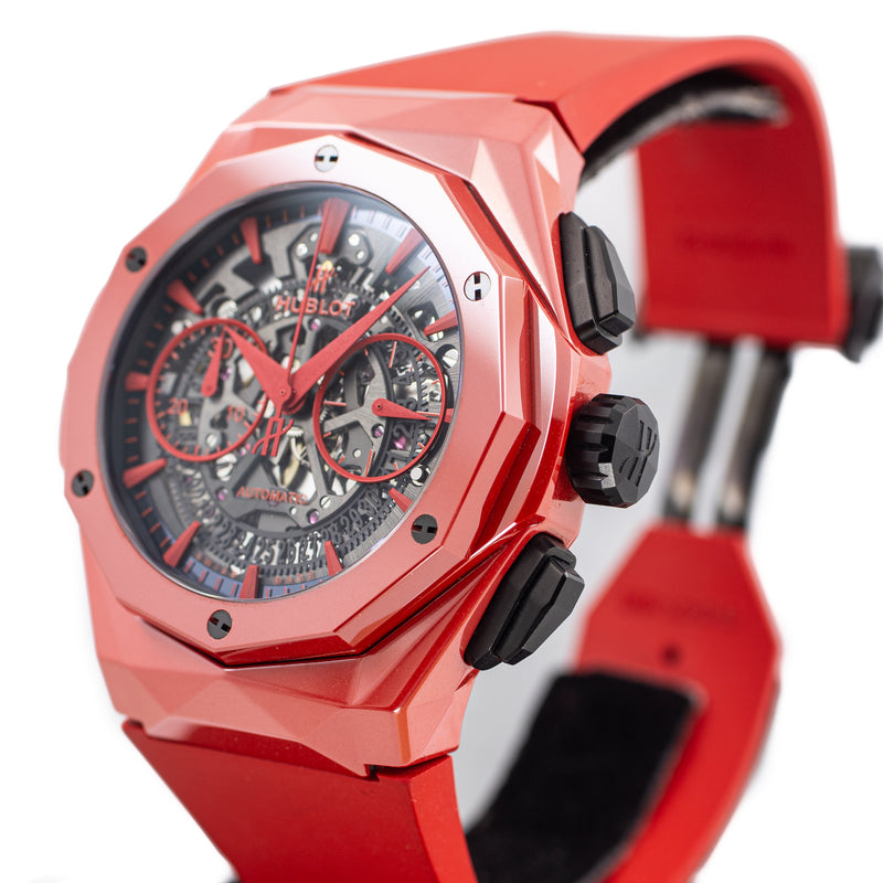 Hublot Classic Fusion Aerofusion Chronograph Orlinski Red Ceramic