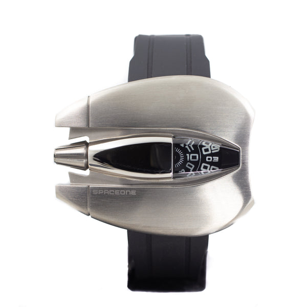 Spaceone Jumping Hour in Titanium