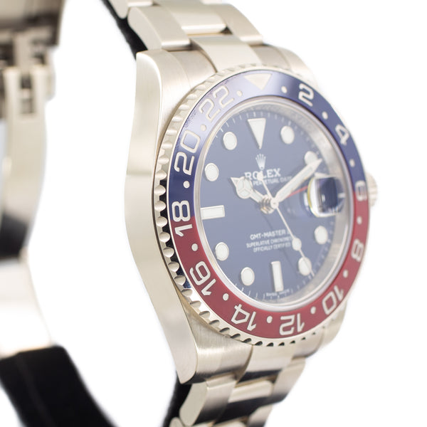 Rolex GMT Master II 'Pepsi' In 18K White Gold