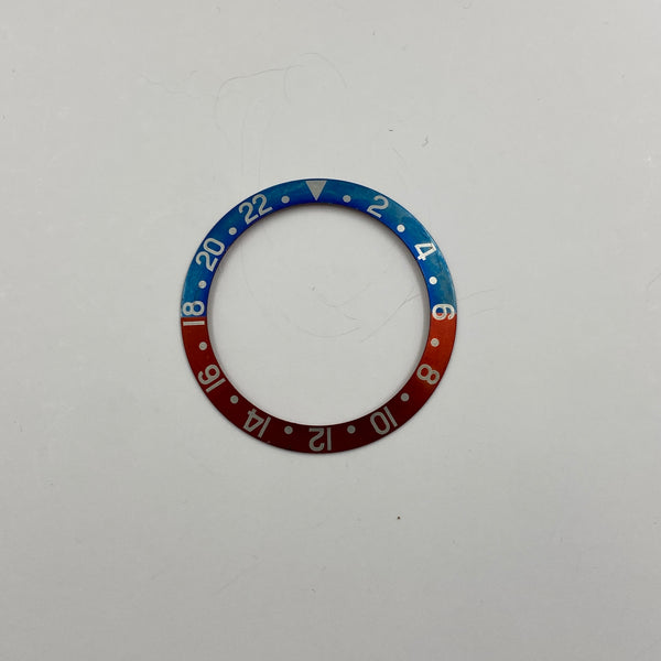Authentic Rolex Aluminium 'Pepsi' Red/Blue Bezel Insert