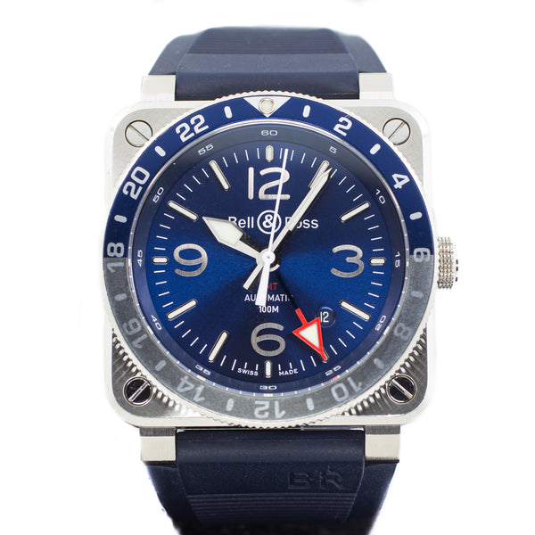 Bell & Ross BR-03 GMT Blue