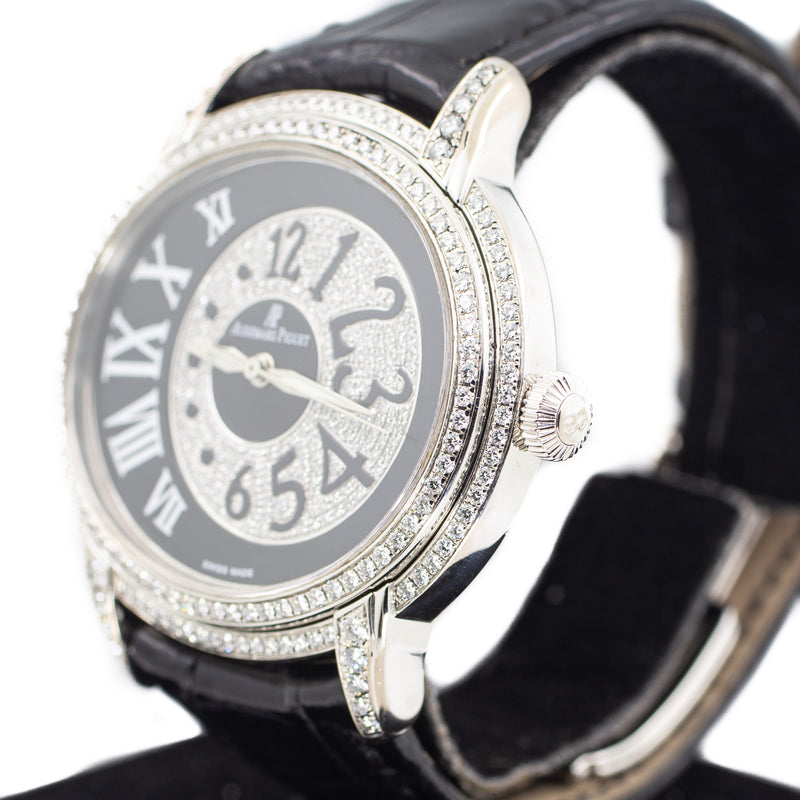 Audemars Piguet Millenary Ladies in 18K White Gold & Factory Diamonds