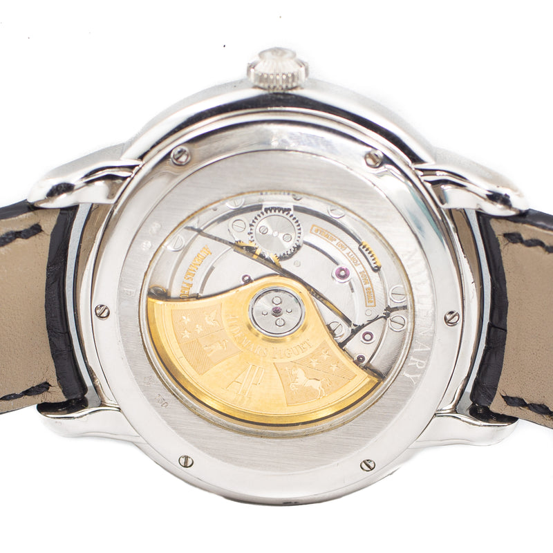 Audemars Piguet Millenary Ladies in 18K White Gold & Factory Diamonds