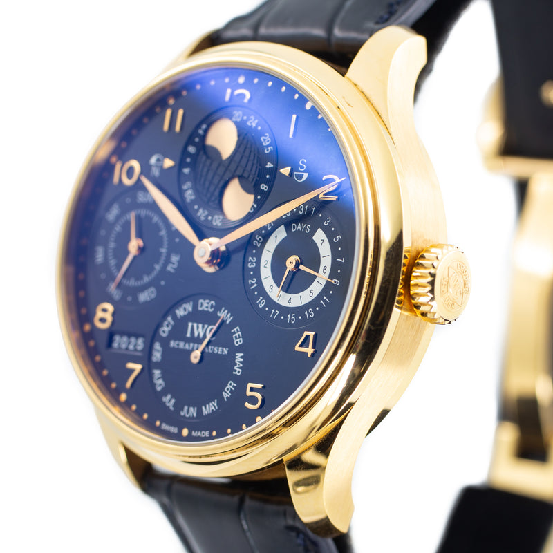 IWC Portuguese Perpetual Calendar In 18K Rose Gold