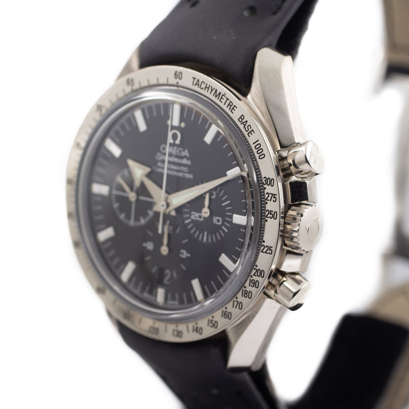 Omega Speedmaster Broad Arrow in 18K White Gold